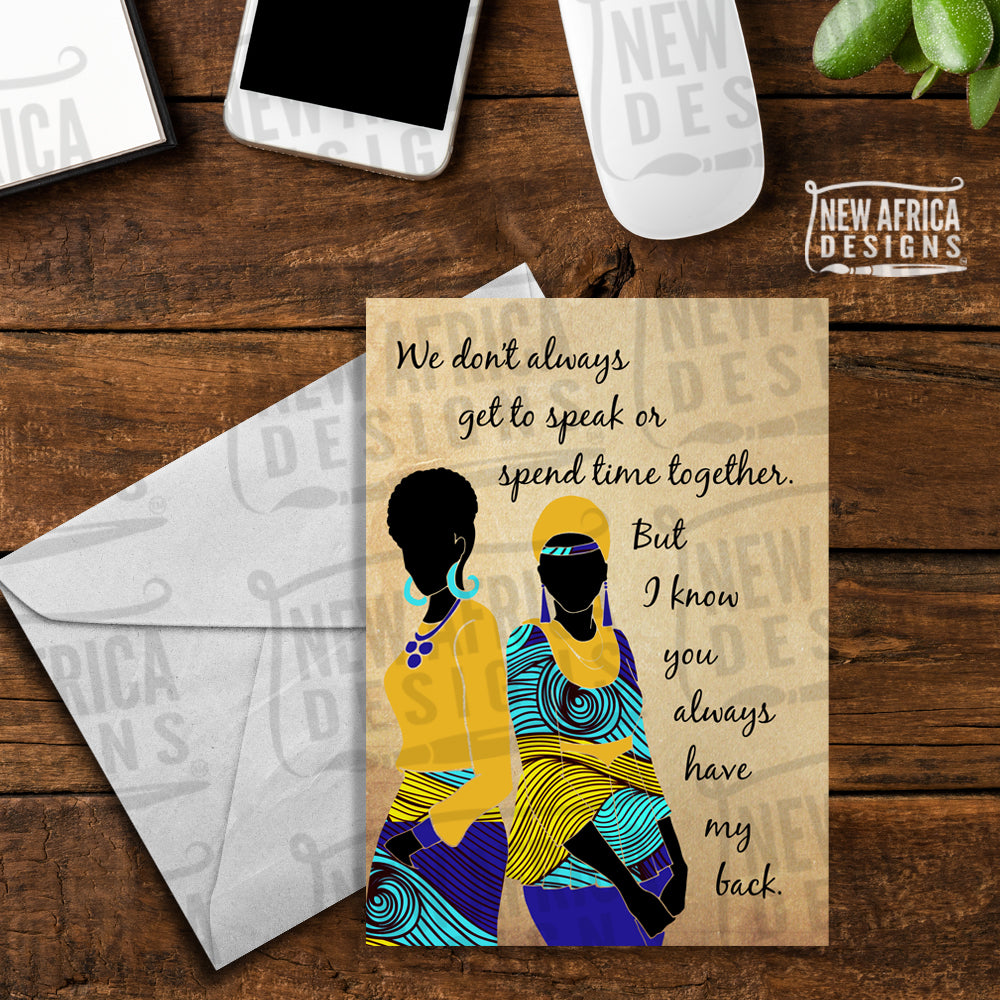 You Got my Back Friendship Card