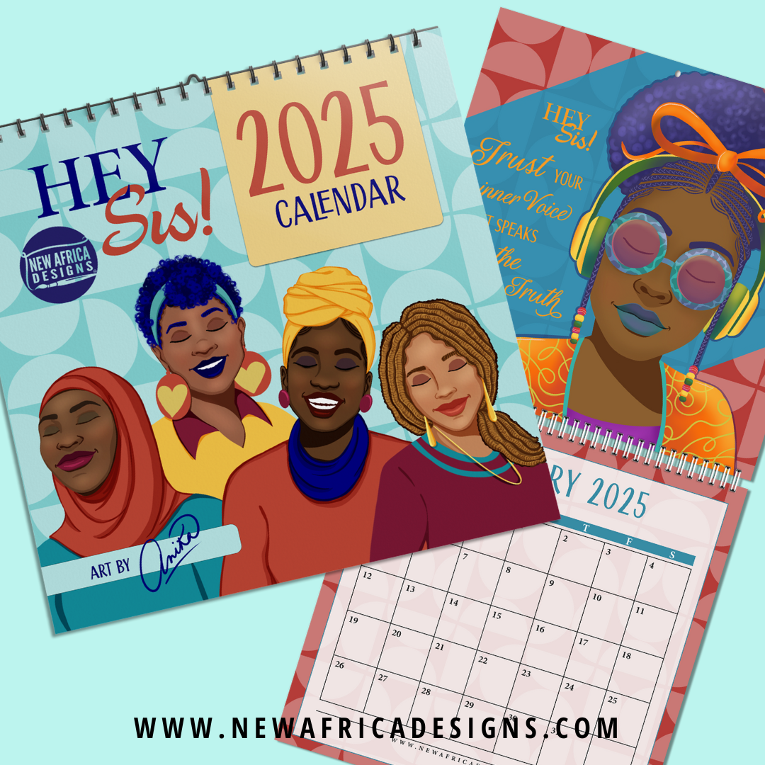 PREORDER Hey Sis! 2025 Wall Calendar