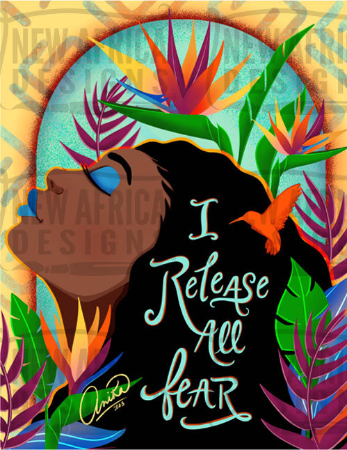 Release All Fear Art Print