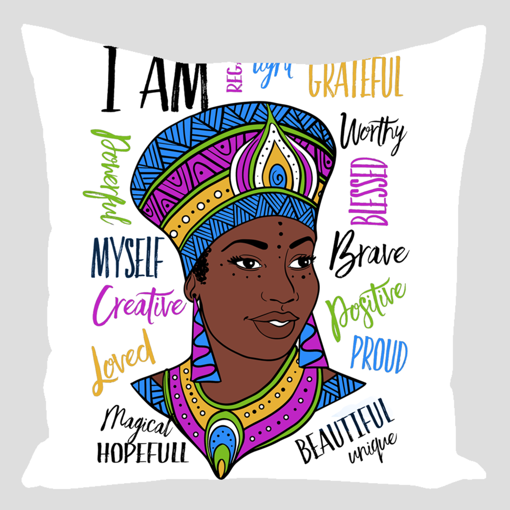 Crown N Glory Affirmation PIllow