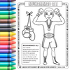 Muhammad Ali Coloring Page Digital Download