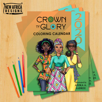 Crown n Glory Vol. 3: 2020 Coloring Calendar