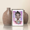 Bantu Knots Art Print